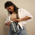 Agender Pride Grunge Stripe Crossbody Bag